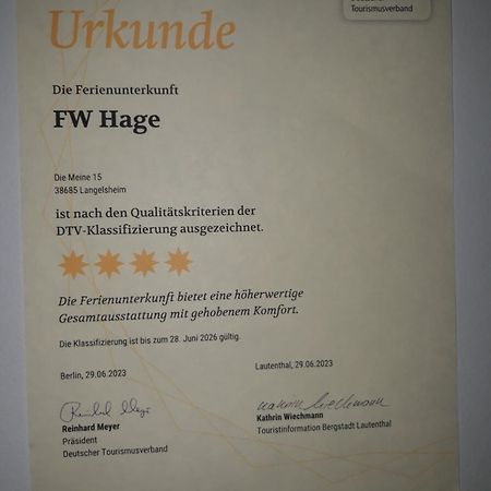 Fewo Hage Langelsheim Exterior foto